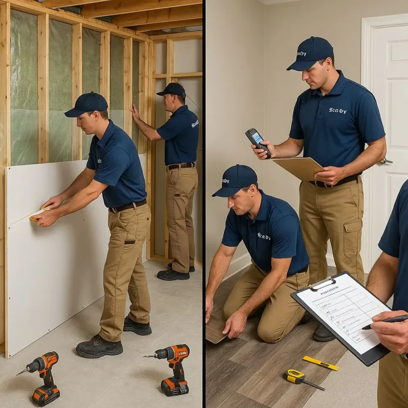 Repairs and Reconstruction process in Fulton, NY